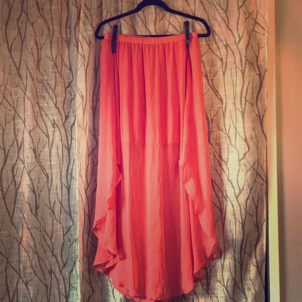 Pink skirt